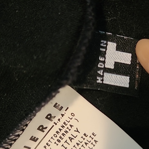 Versace Jeans Couture Wool Blend Black Long Sleeve Crew Neck Sweater Mens S - Picture 11 of 16